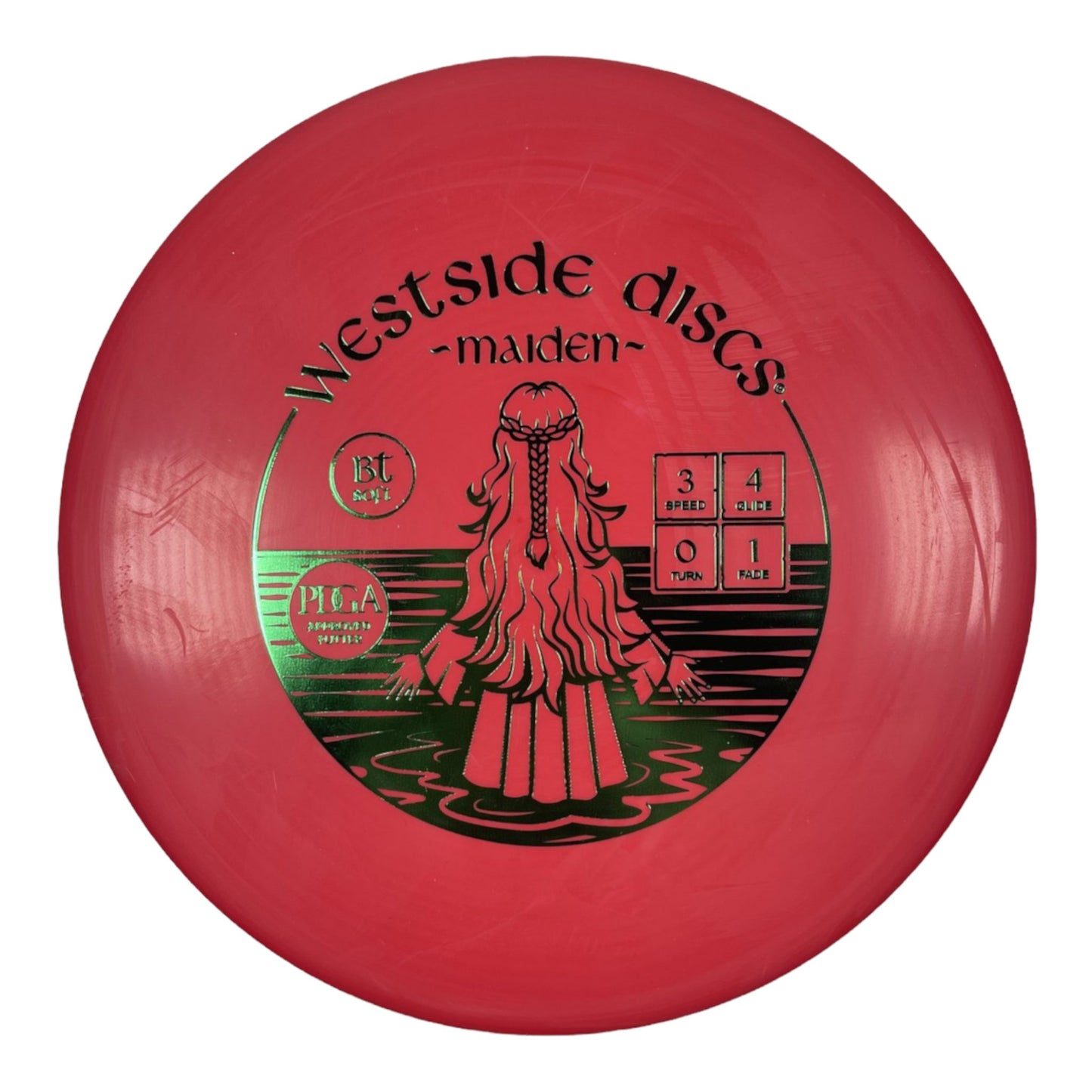 Westside Discs Maiden | BT Soft | Red/Green Disc Golf