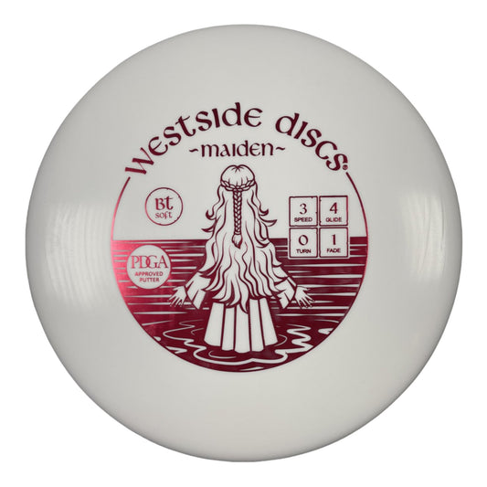 Westside Discs Maiden | BT Soft | White/Red Disc Golf