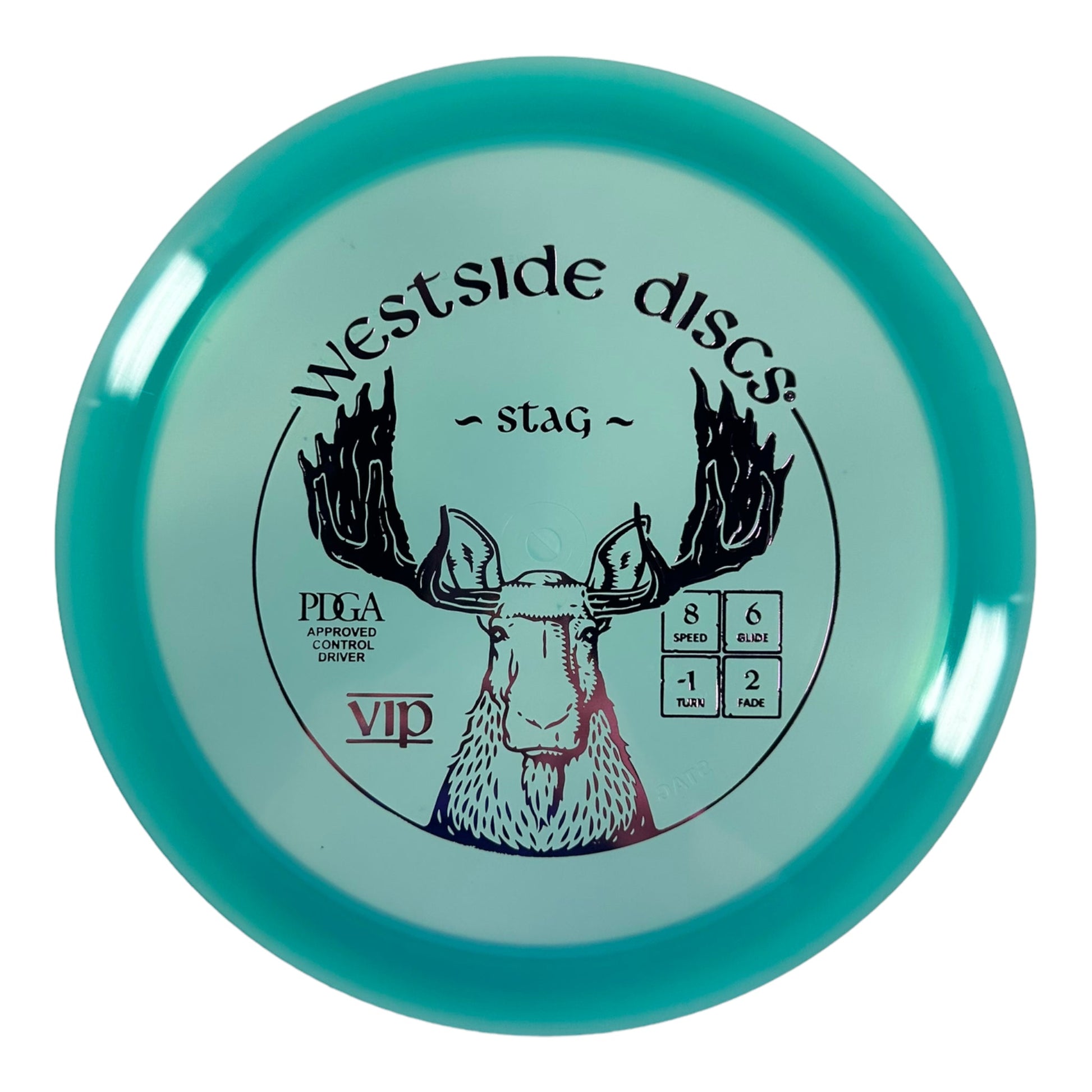 Westside Discs Stag | VIP | Blue/Pink 170g Disc Golf