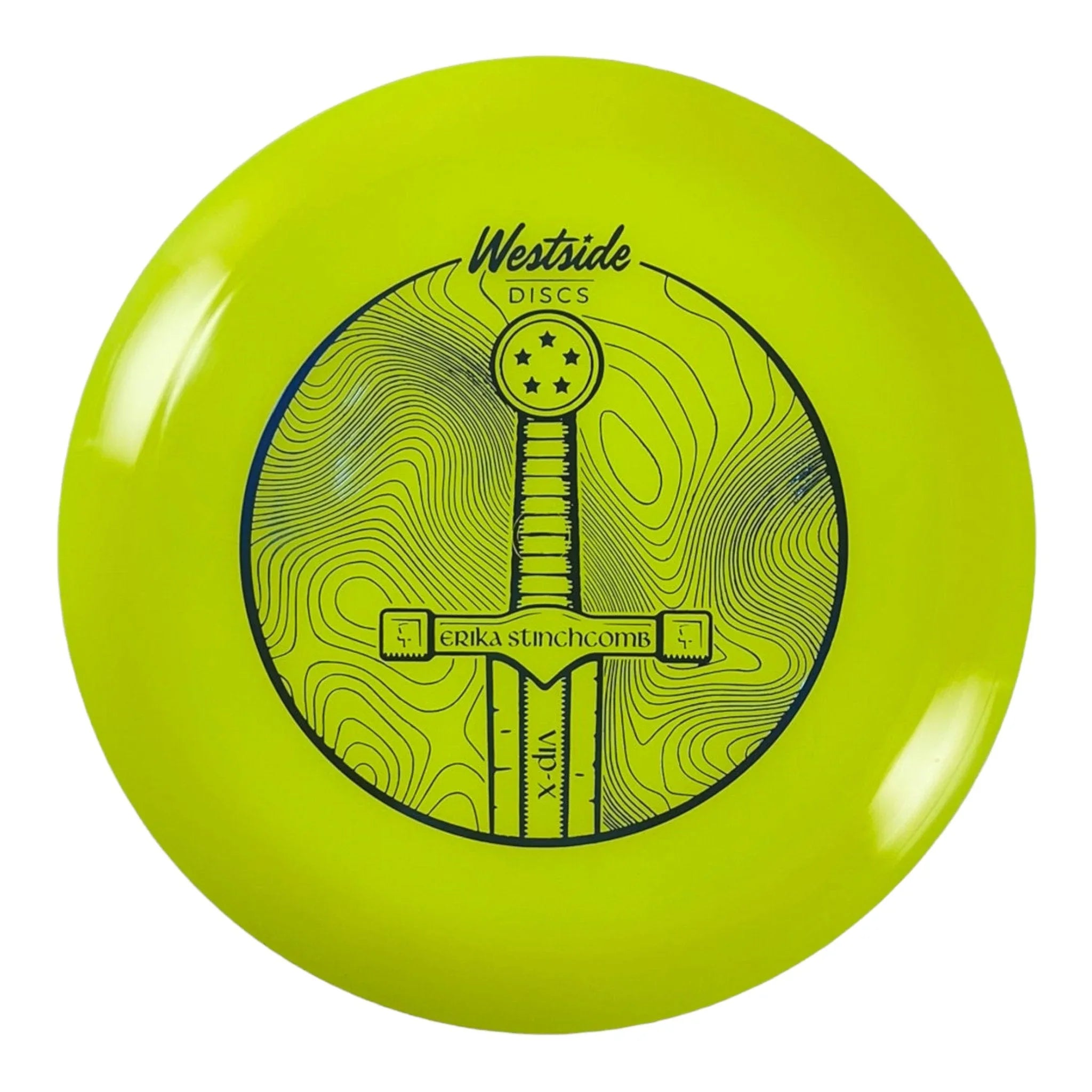 Westside Discs Sword | VIP - X | Yellow/Blue 176g (Erika Stinchcomb) Disc Golf