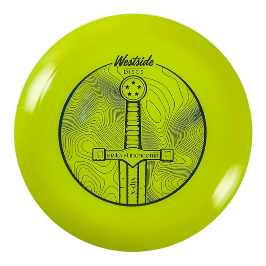 Westside Discs Sword | VIP-X | Yellow/Blue 176g (Erika Stinchcomb) Disc Golf