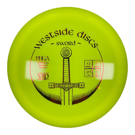 Westside Discs Sword | VIP | Yellow/Red Disc Golf