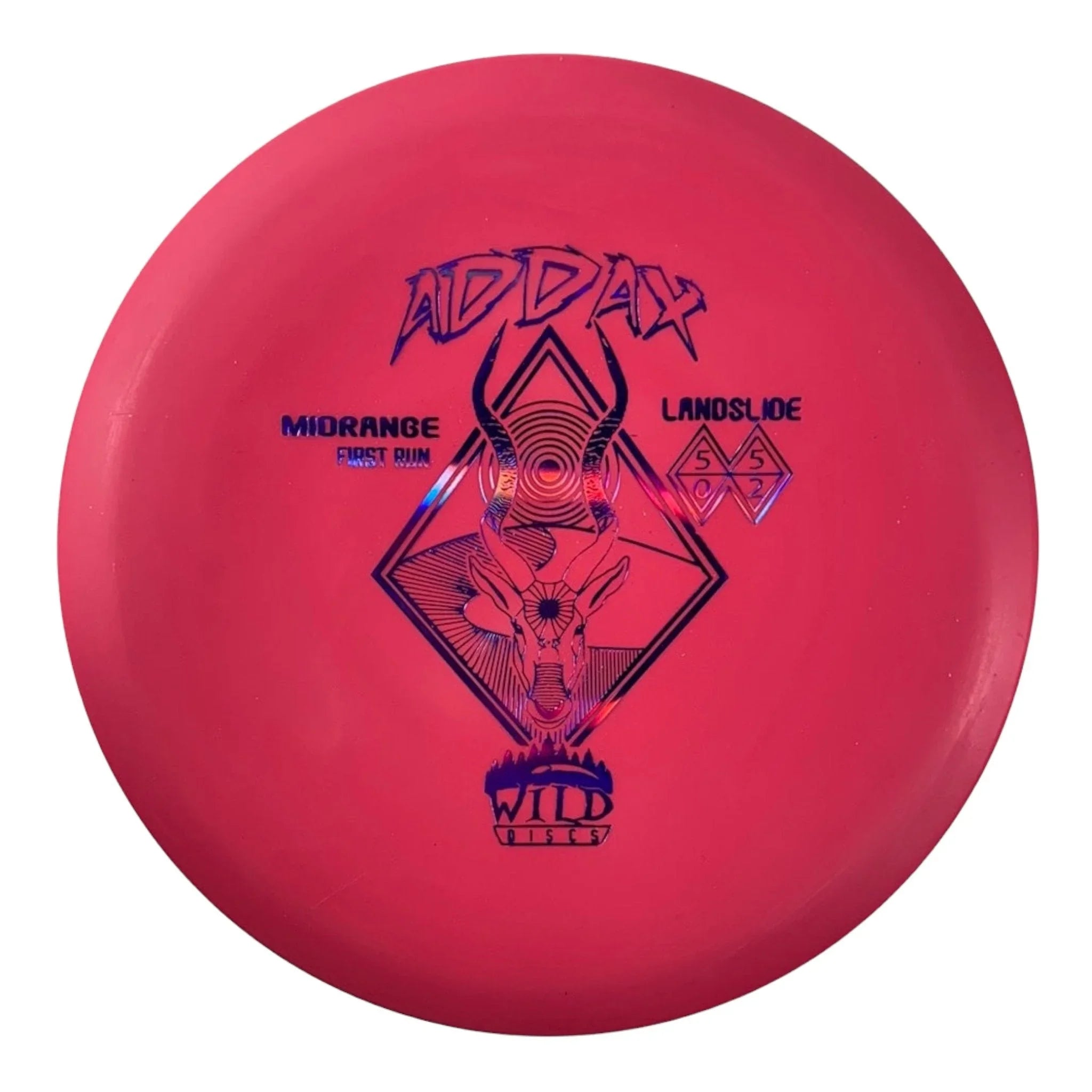 Wild Discs Addax | Landslide | Pink/Purple 172 - 178g Disc Golf