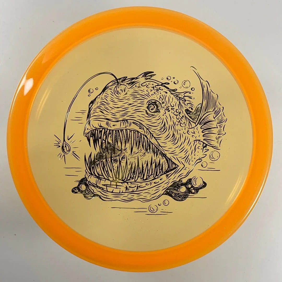 Wild Discs Angler | Ozone | Orange/Stripes 174g Disc Golf