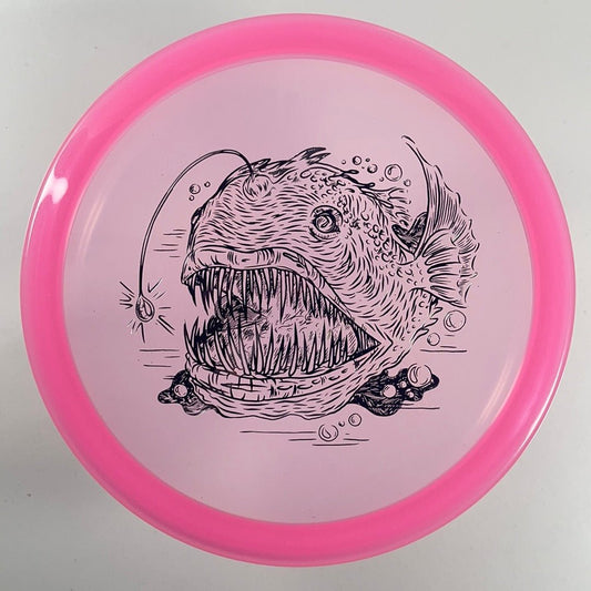 Wild Discs Angler | Ozone | Pink/Stripes 174g Disc Golf