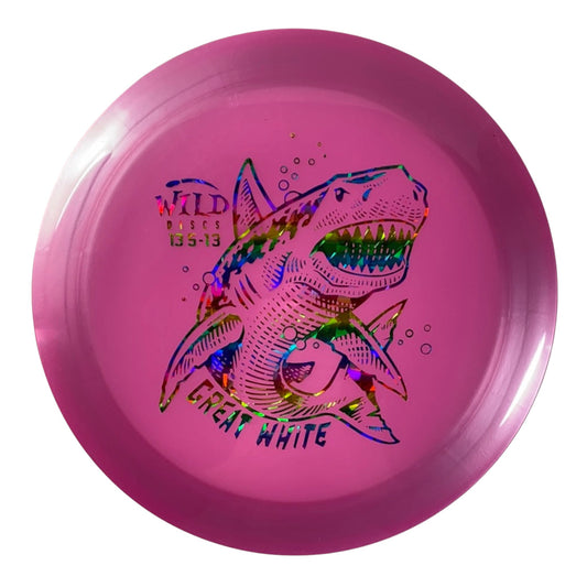 Wild Discs Great White | Lava | Pink/Rainbow 172g Disc Golf