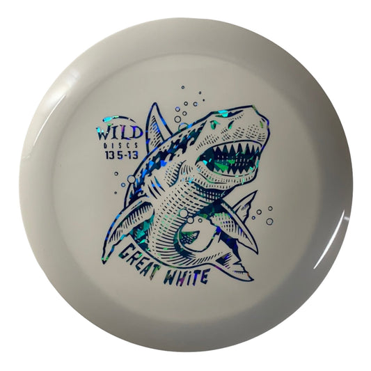 Wild Discs Great White | Lava | White/Blue Holo 172g Disc Golf