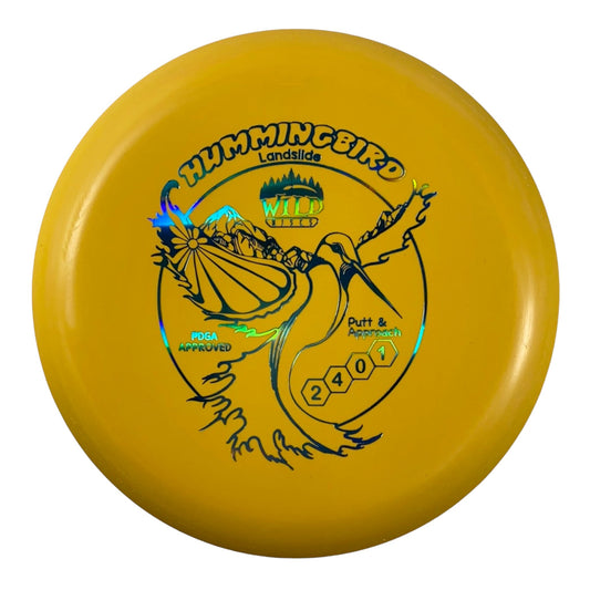Wild Discs Hummingbird | Landslide | Yellow/Blue 175g Disc Golf
