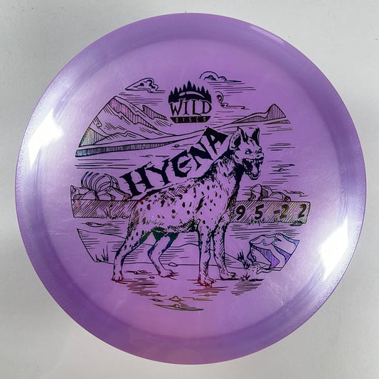 Wild Discs Hyena | Lava | Purple/Rainbow 175g Disc Golf