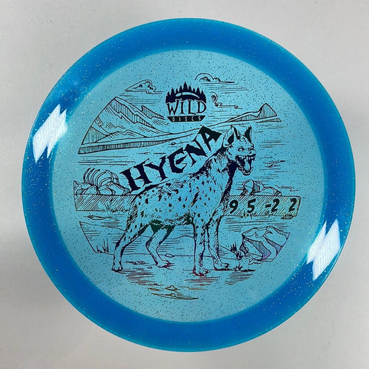 Wild Discs Hyena | Meteor | Blue/Rainbow 173g Disc Golf