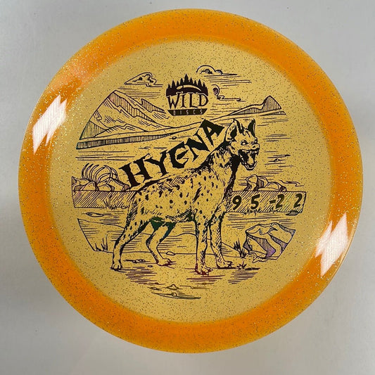 Wild Discs Hyena | Meteor | Orange/Rainbow 174g Disc Golf