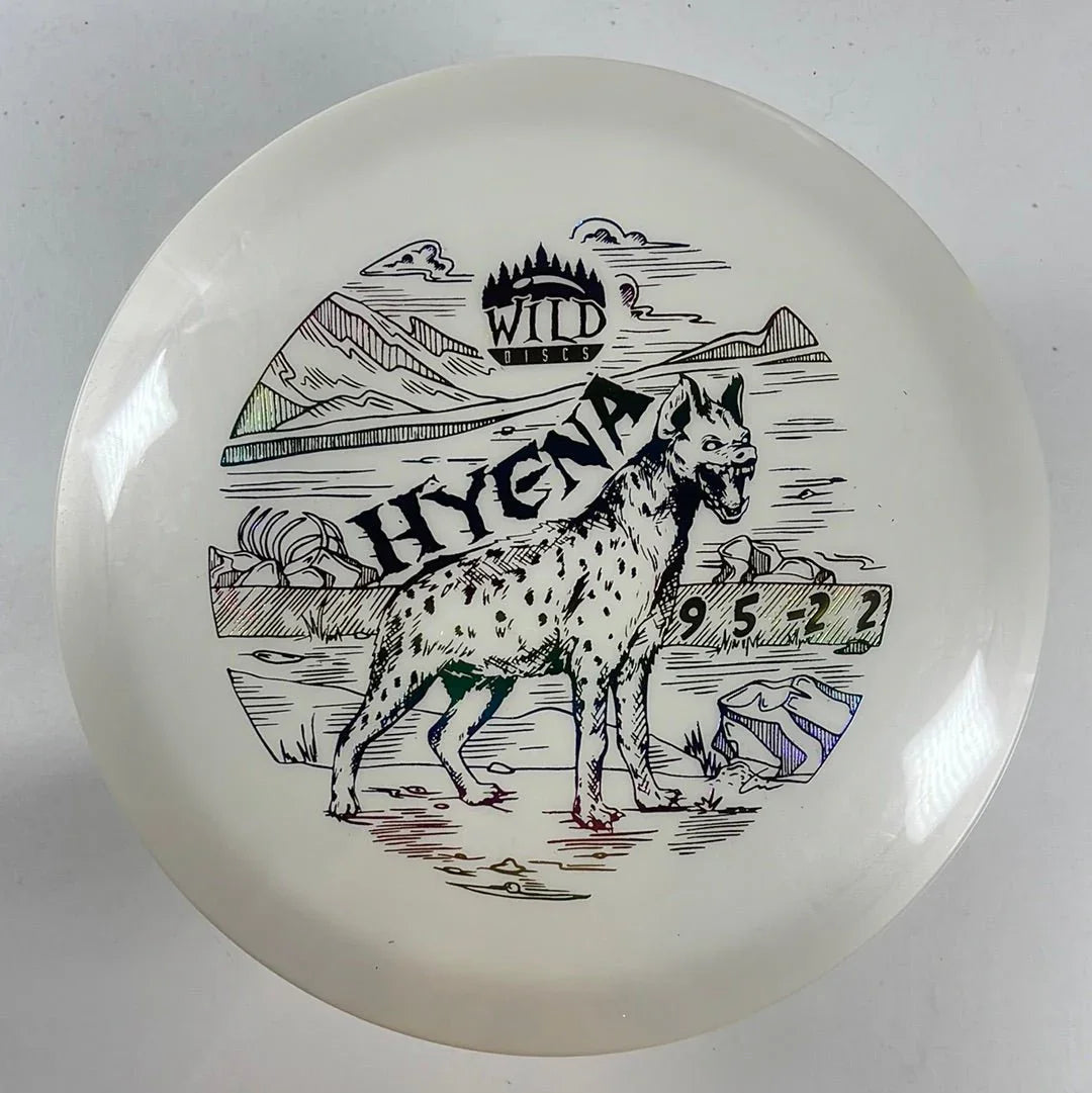 Wild Discs Hyena | Lava | White/Rainbow 172 - 173g Disc Golf