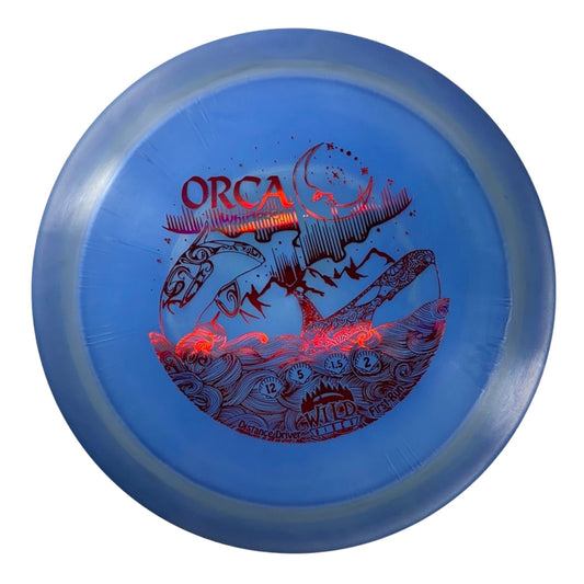 Wild Discs Orca | Whirlpool | Blue/Red 174g Disc Golf