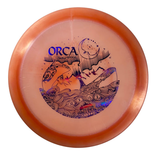 Wild Discs Orca | Whirlpool | Orange/Purple 175g Disc Golf
