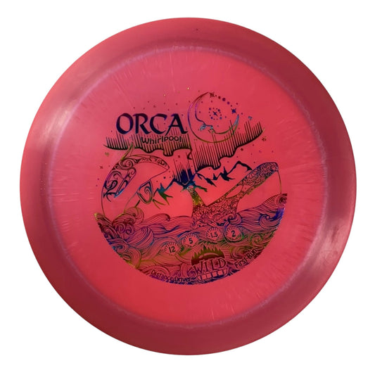 Wild Discs Orca | Whirlpool | Red/Rainbow 173g Disc Golf