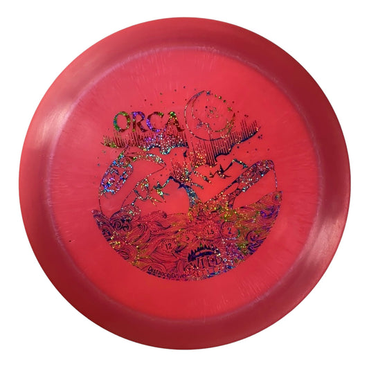 Wild Discs Orca | Whirlpool | Red/Rainbow 174g Disc Golf
