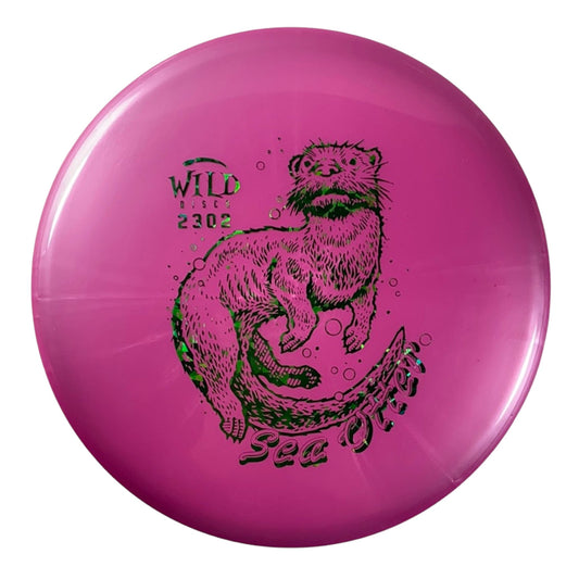 Wild Discs Sea Otter | Lava | Purple/Green 175g Disc Golf