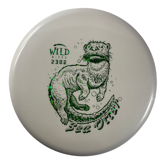 Wild Discs Sea Otter | Lava | White/Green 175g Disc Golf