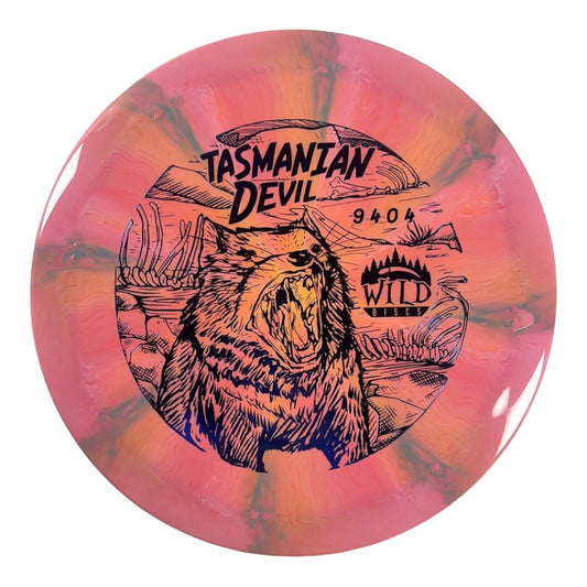 Wild Discs Tasmanian Devil | Lava Flare | Pink/Blue 175g Disc Golf