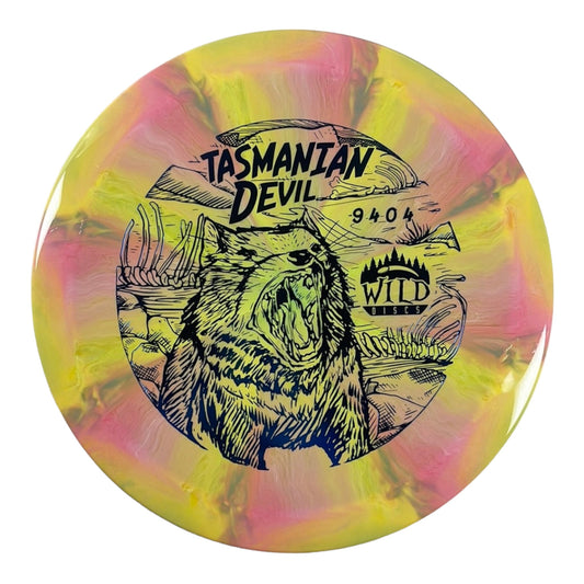 Wild Discs Tasmanian Devil | Lava Flare | Yellow/Blue 175g Disc Golf