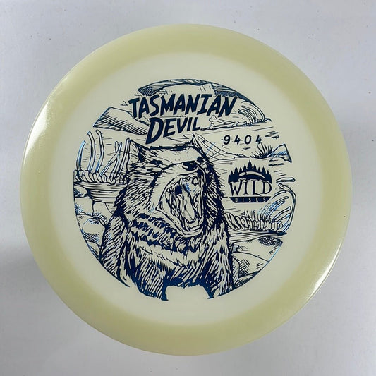 Wild Discs Tasmanian Devil | Nuclear | Glow/Blue 175g Disc Golf