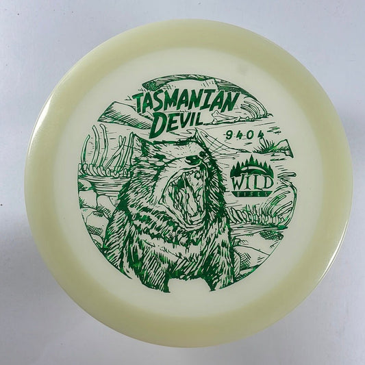 Wild Discs Tasmanian Devil | Nuclear | Glow/Green 171g Disc Golf