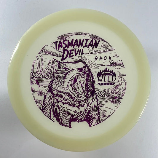 Wild Discs Tasmanian Devil | Nuclear | Glow/Pink 171-172g Disc Golf