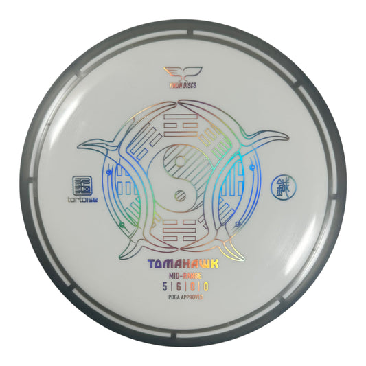 Yikun Discs Tomahawk | Tortoise | Grey/Holo 174g Disc Golf