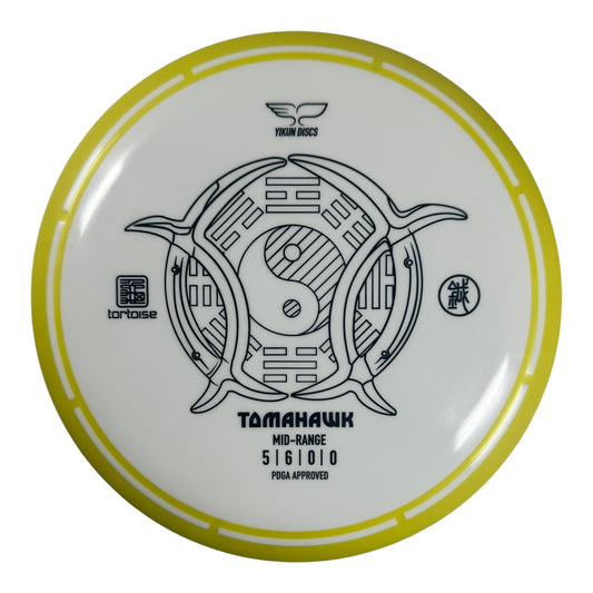 Yikun Discs Tomahawk | Tortoise | Yellow/Black 174g Disc Golf