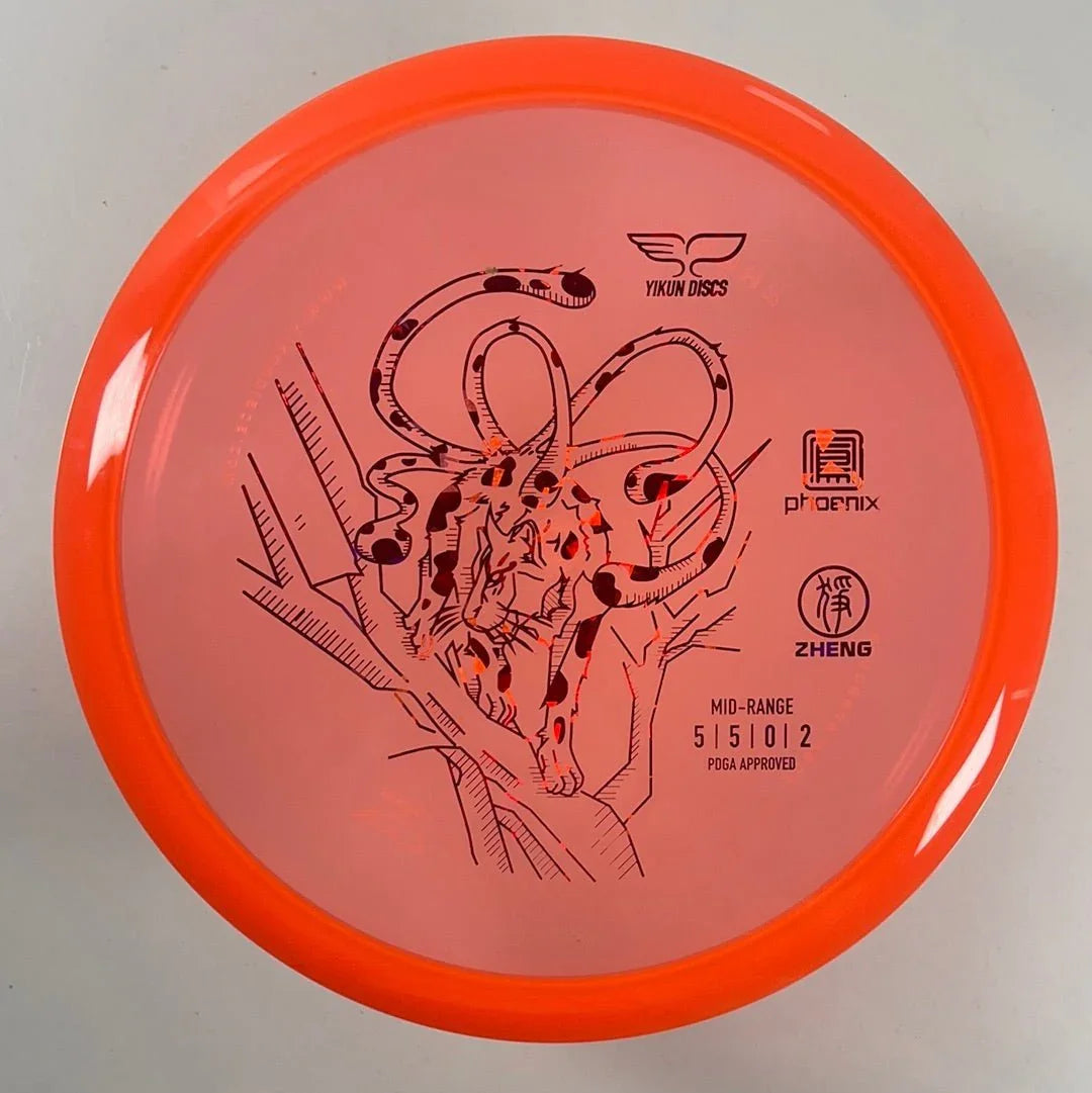 Yikun Discs Zheng | Phoenix | Orange/Red 177 - 178g Disc Golf