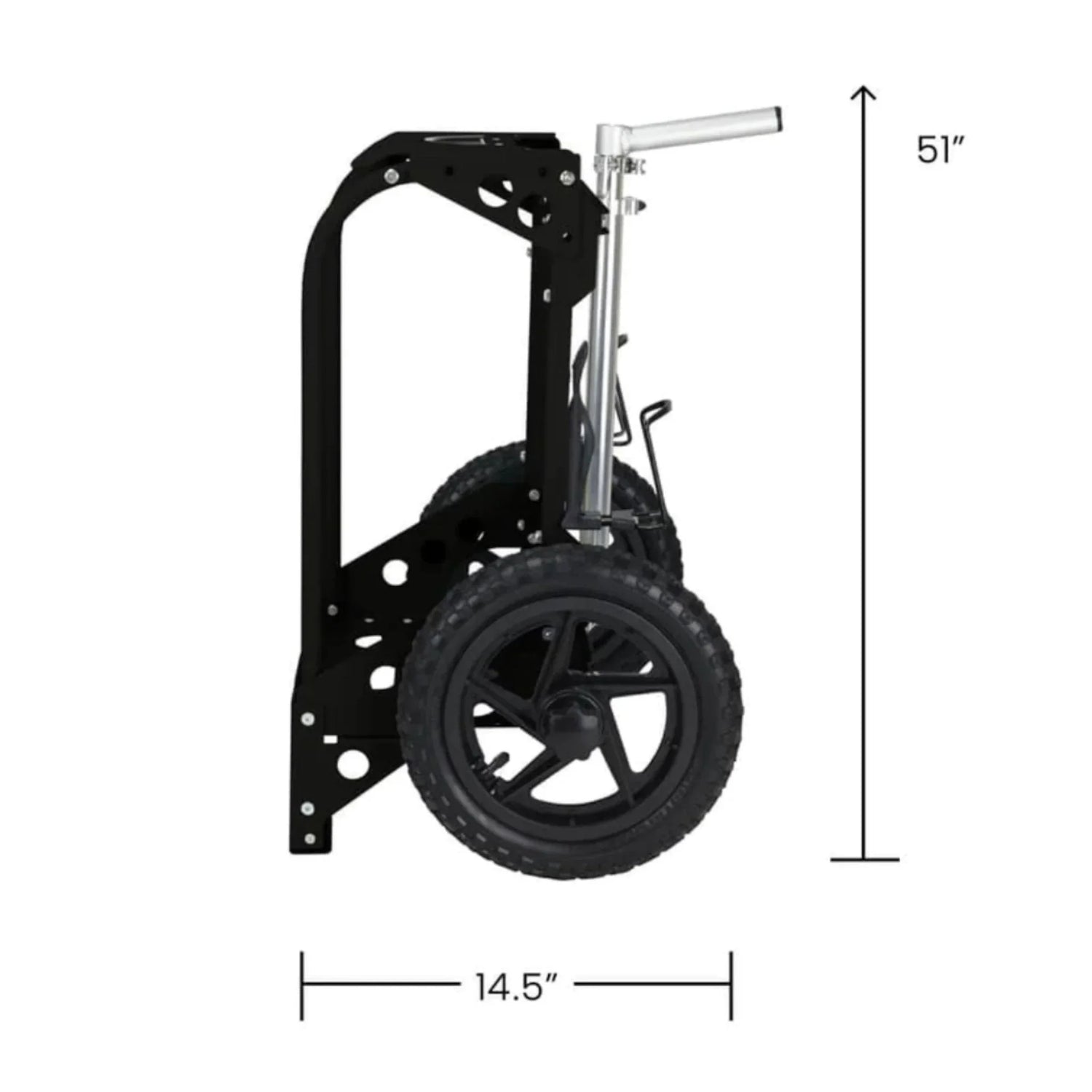 Zuca Backpack Cart | Orange Frame Disc Golf