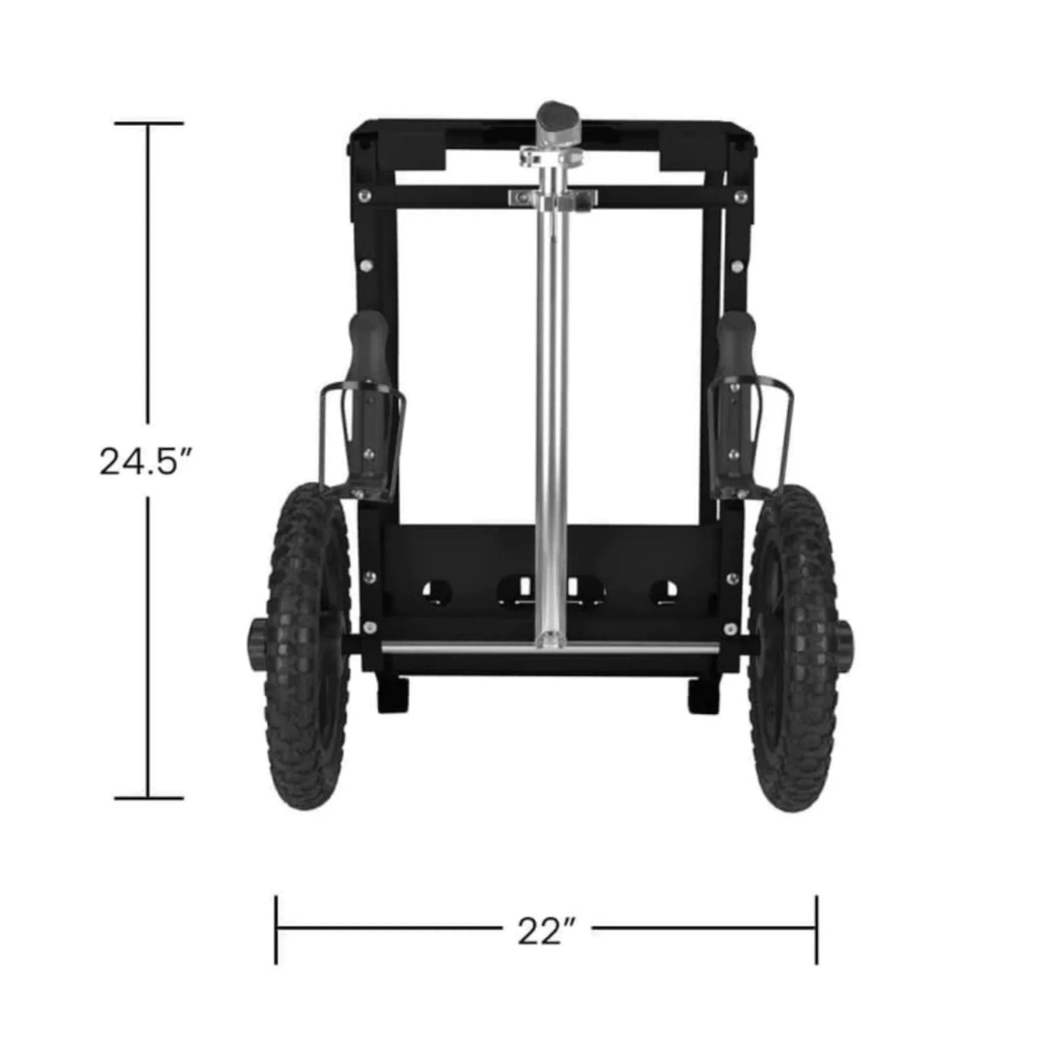 Zuca Backpack Cart | Orange Frame Disc Golf