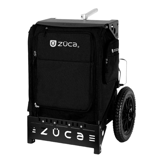 Zuca Backpack Cart Trekker LG | Black Frame with Black Bag Disc Golf
