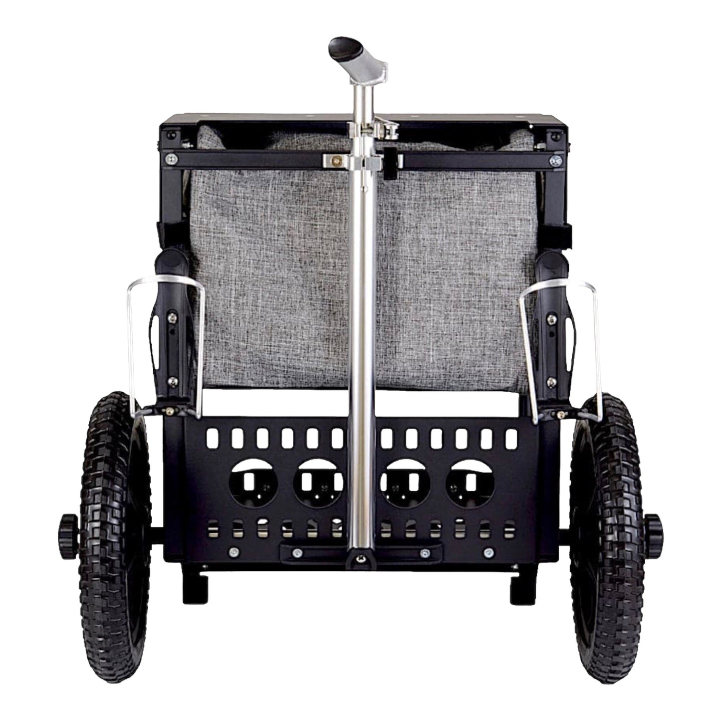 Zuca Transit Cart | Black Frame with Charcoal Bag Disc Golf