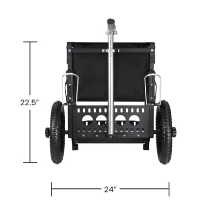 Zuca Transit Disc Golf Cart with Old Glory Bag Disc Golf